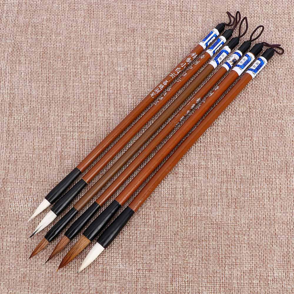 Bamboo Hair Brush - Практичный каллиграфический кисть для письма из
