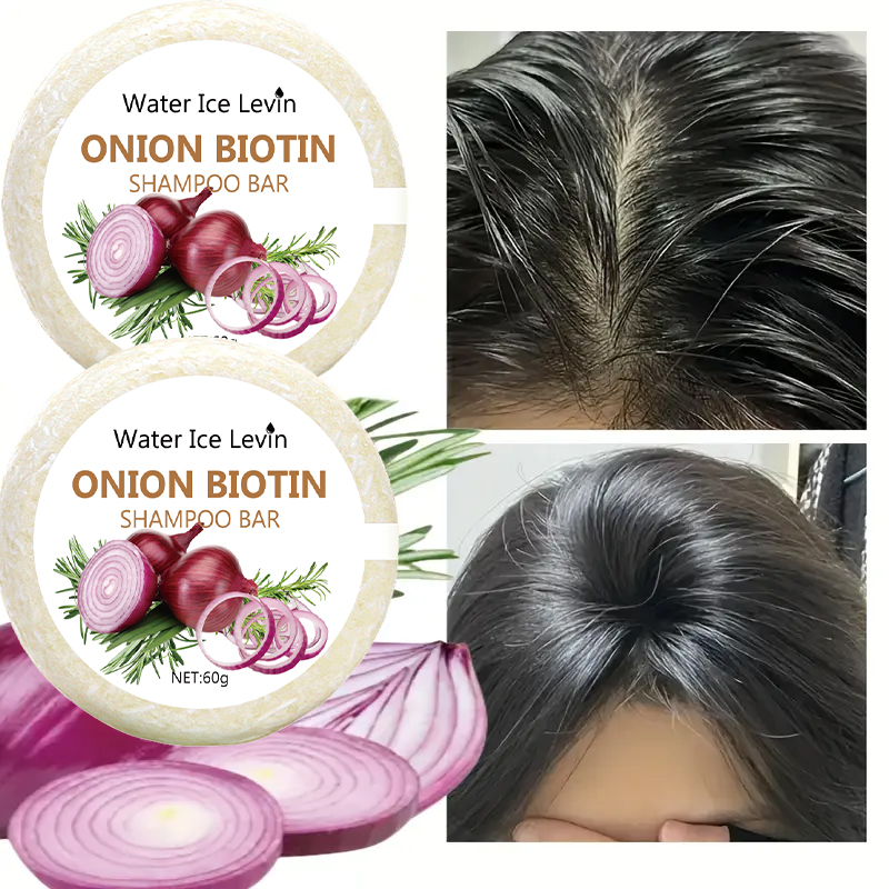Hair Care Vitamin - Твердый шампунь с луком и биотином