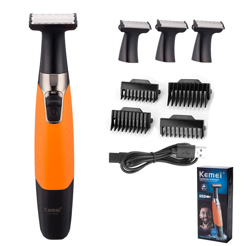 Hair Care Works - Электробритва Kemei 1910, перезаряжаемая, для бороды