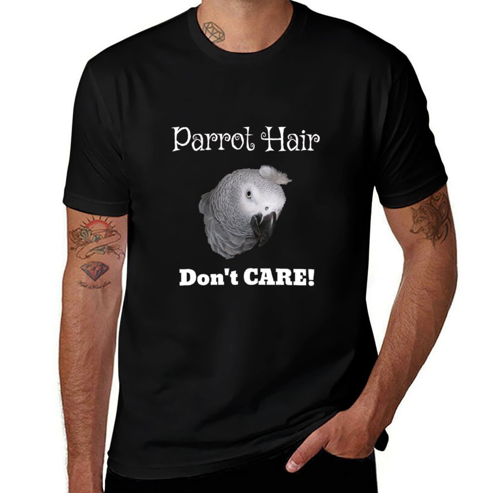 Hair Care Works - Футболка Parrot Hair Don't Care African