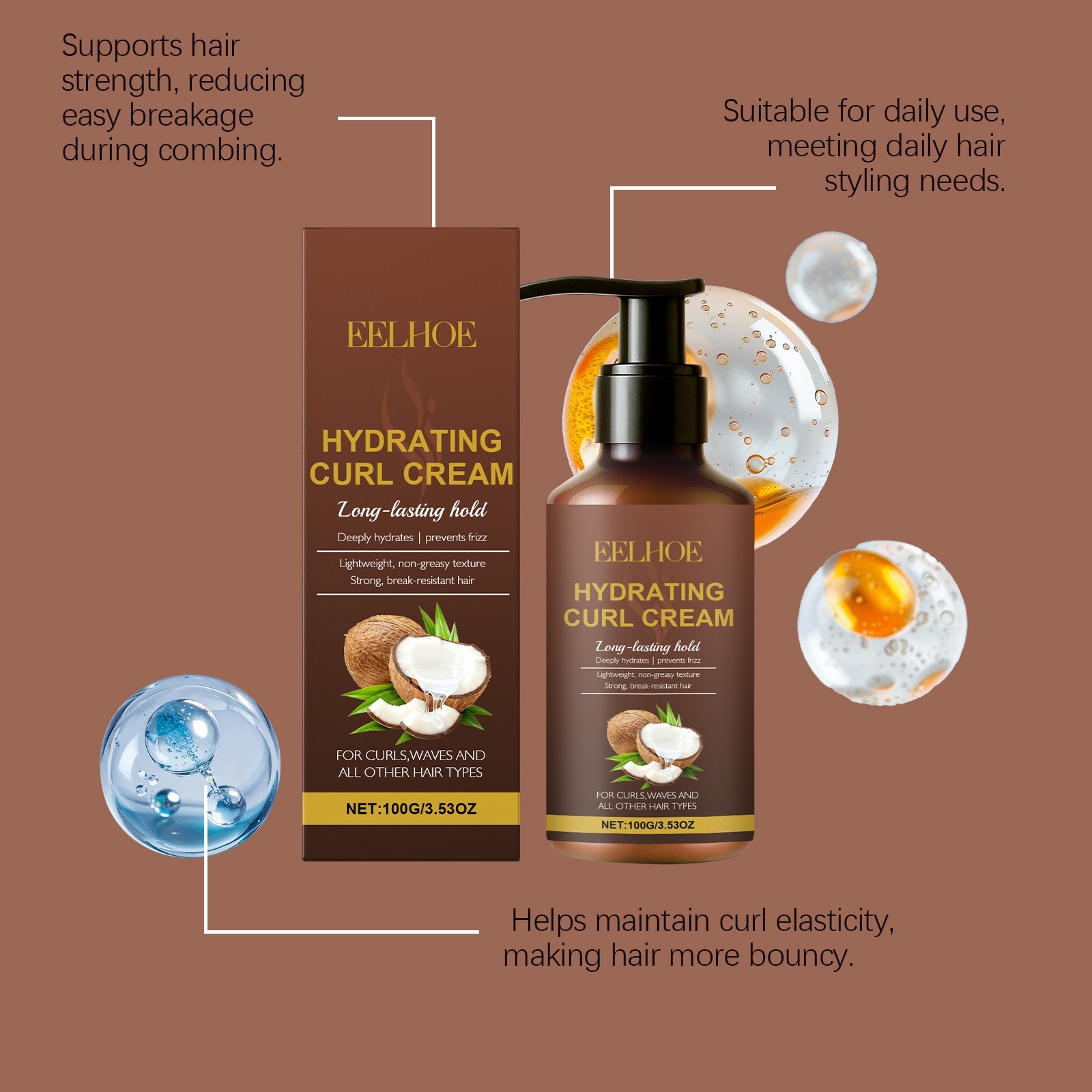 Крем для укладки локонов для в – обзор и цена Hair Care Natur
