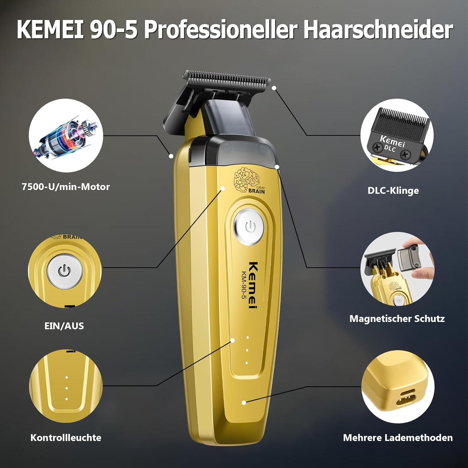 Машинка для стрижки волос KEME – обзор и цена Hair Care Works