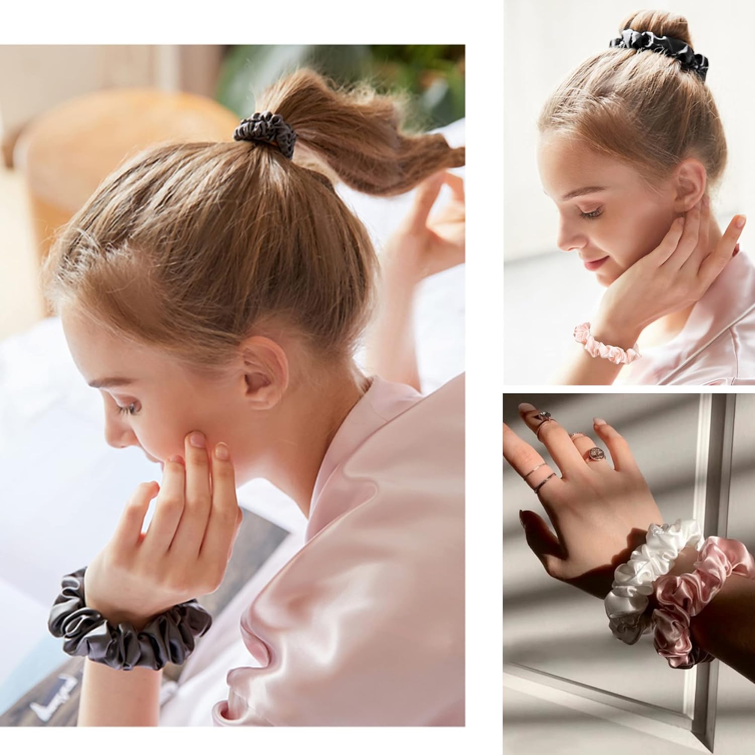 Набор из 19 атласных резинок д – обзор и цена Hair Care Works