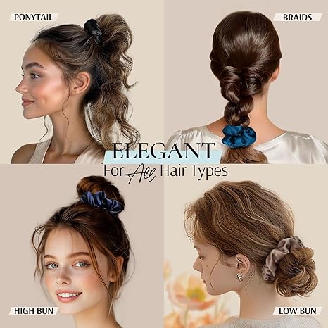Набор из 19 атласных резинок д – обзор и цена Hair Care Works