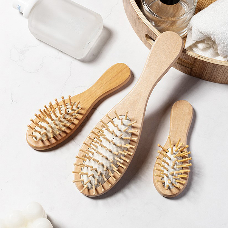 Деревянная расческа с подушкой – обзор и цена Bamboo Hair Brush