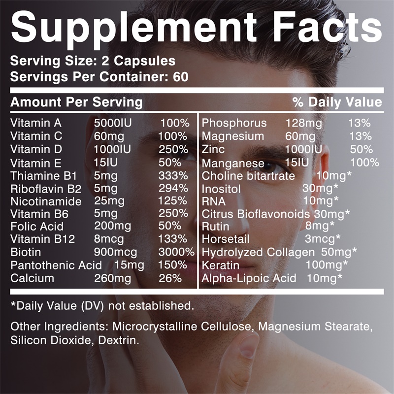 Мужская добавка для роста воло – обзор и цена Hair Care Vitamin