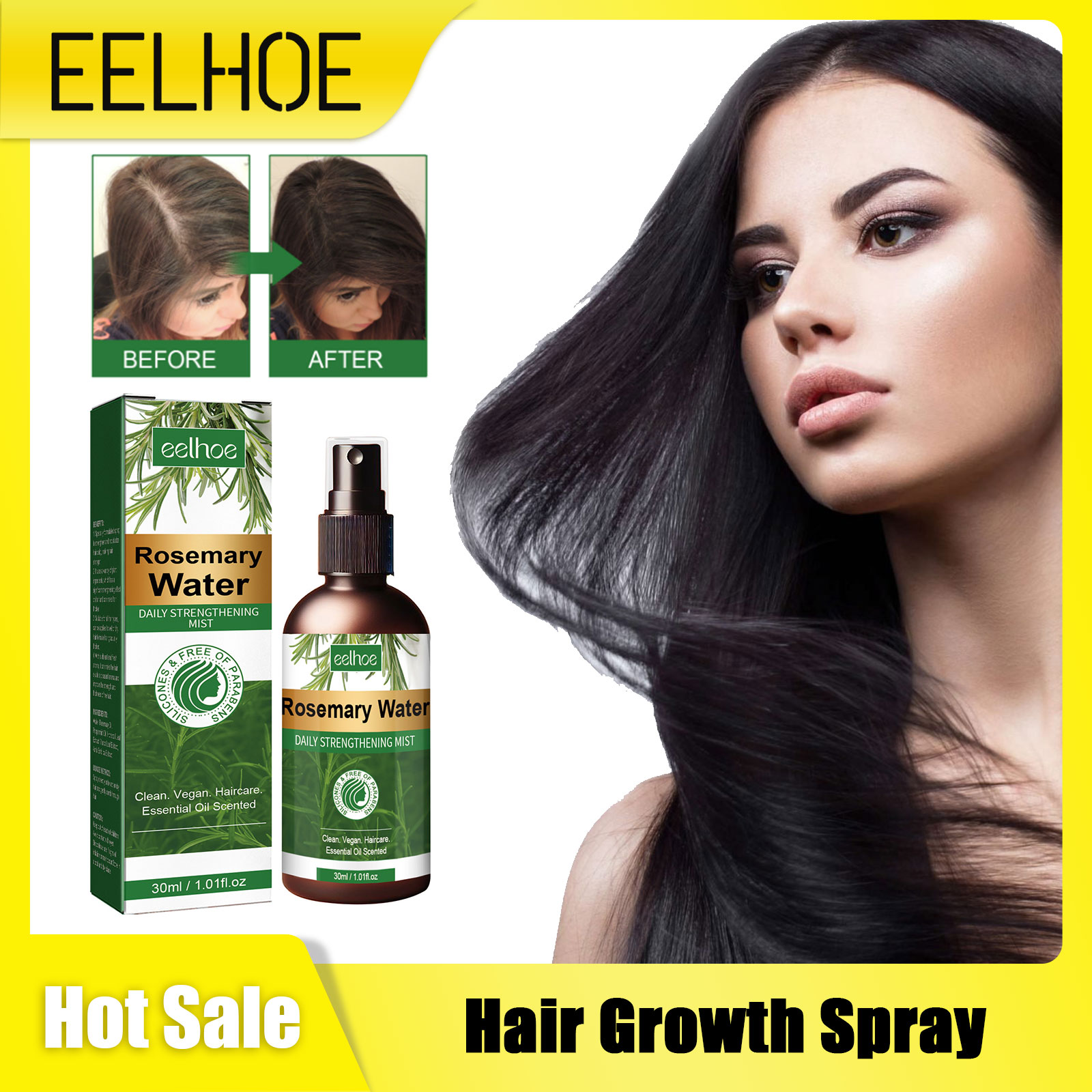 Спрей с розмарином для волос,  – обзор и цена Hair Care Natur